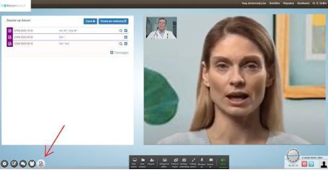 Electronic medical record EMR Webcamconsult